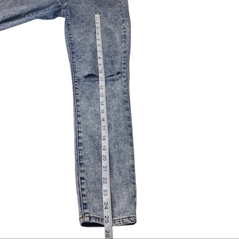 PacSun Acid Wash High-Rise Ankle Leggings - Picture 9 of 11